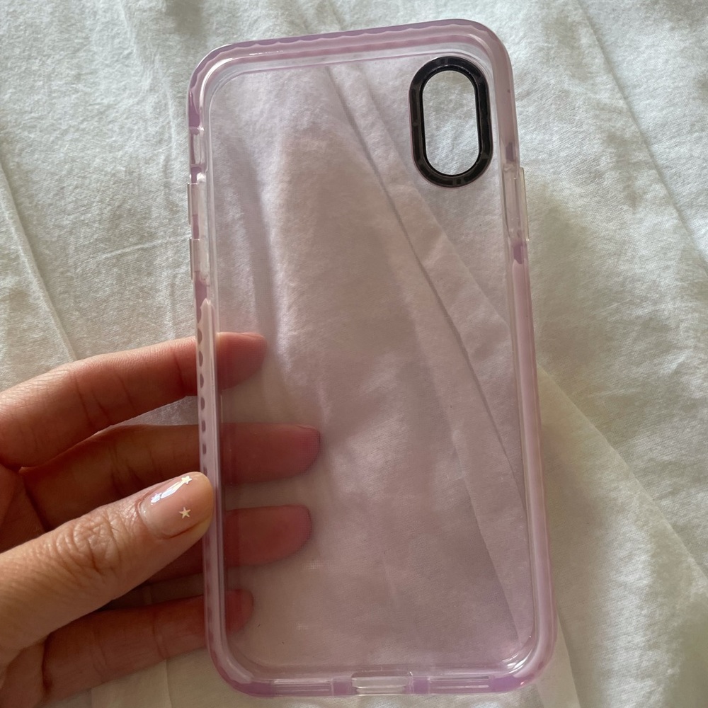 Casetify case iPhone XS light purple